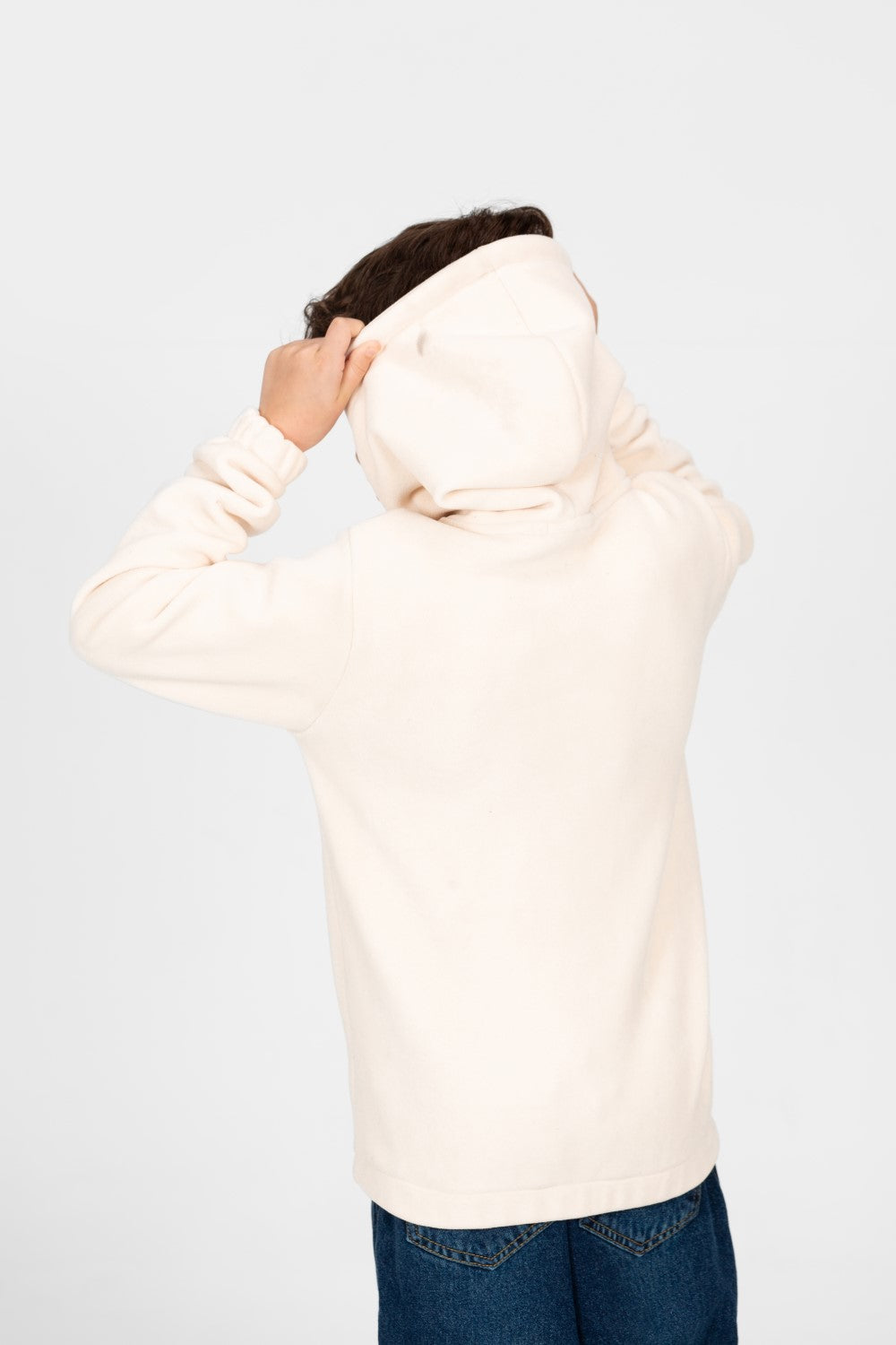 Boy's Tomato Half Zip Hooded Sweatshirt