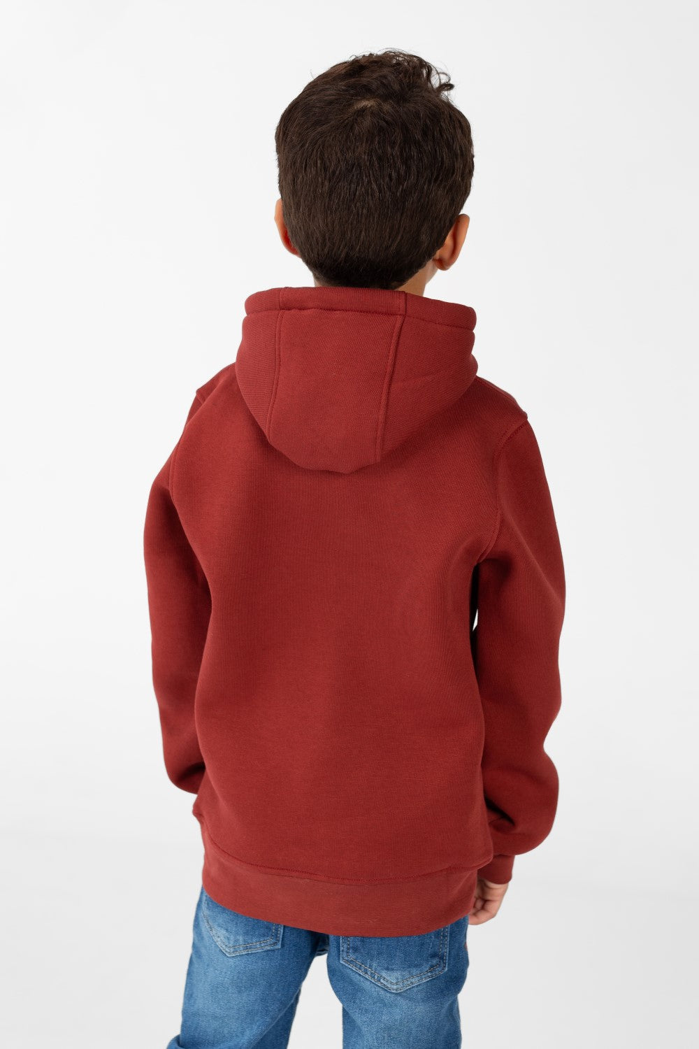 Boy's Hoodie Sweatshirt With Front Print And Long Sleeves