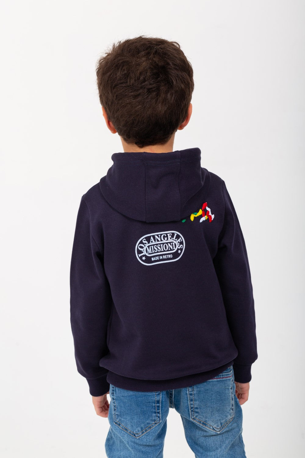 Boy's Back & Front Unique Print Hoodie Padded Hooded Sweatshirt