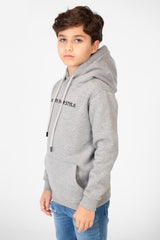 Boy's Hood Sweatshirt With Elevate Your Style Print