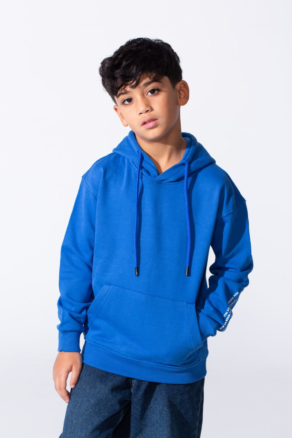 Boy's Oversized Milton Hoodie With A Front Kangaroo Pocket