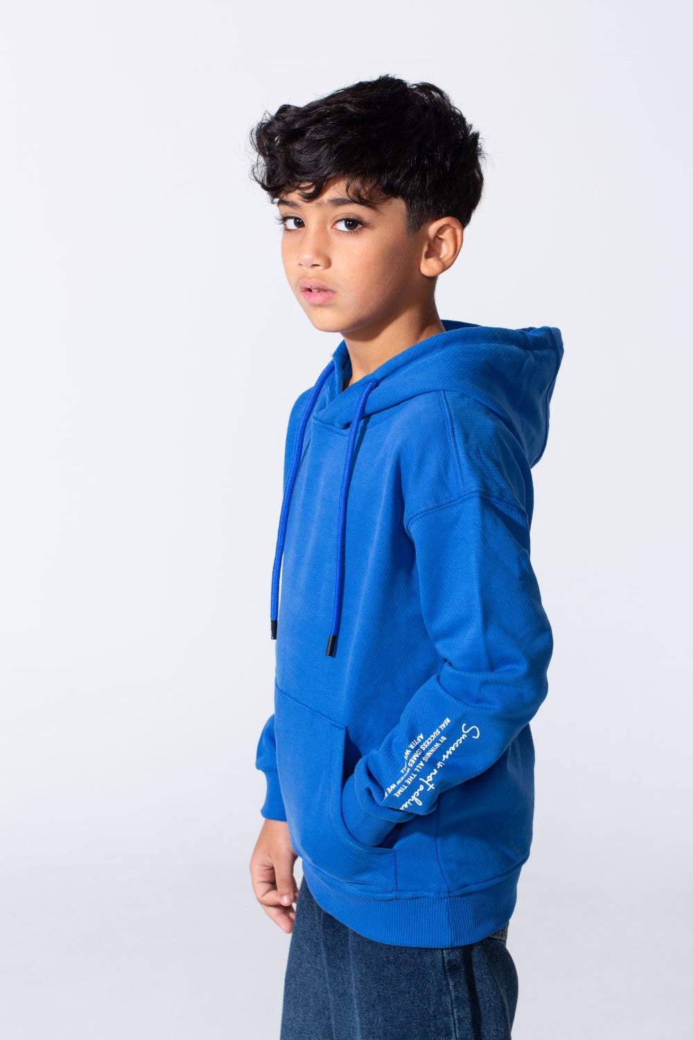 Boy's Oversized Milton Hoodie With A Front Kangaroo Pocket