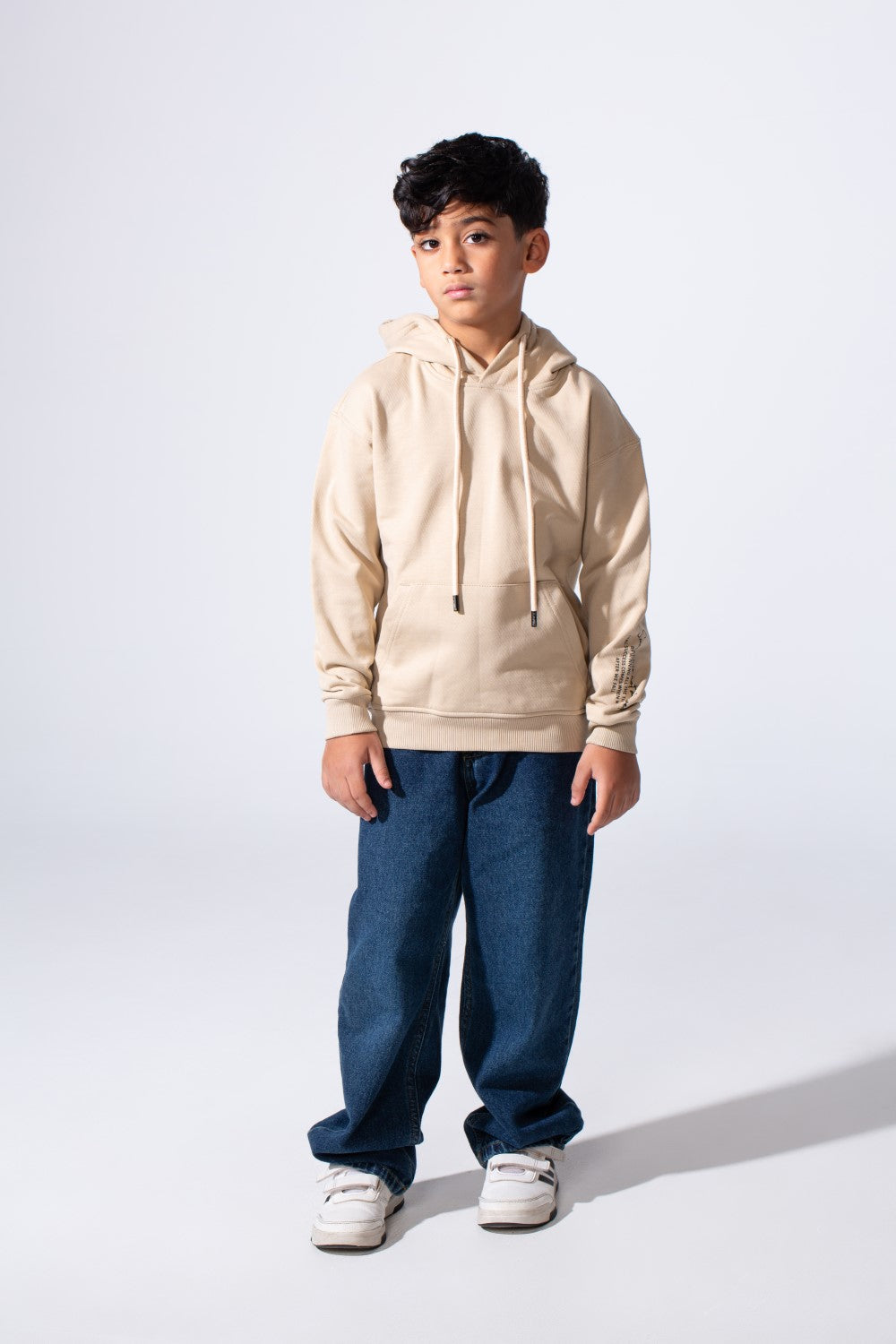 Boy's Oversized Milton Hoodie With A Front Kangaroo Pocket