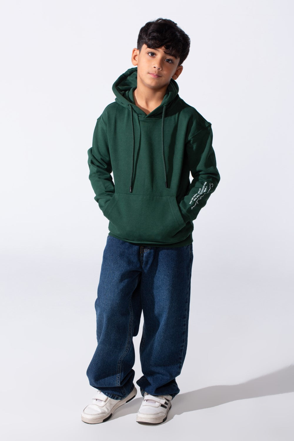 Boy's Oversized Milton Hoodie With A Front Kangaroo Pocket