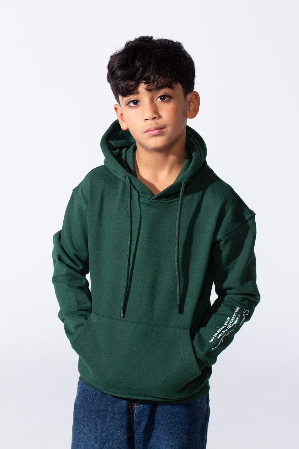 Boy's Oversized Milton Hoodie With A Front Kangaroo Pocket