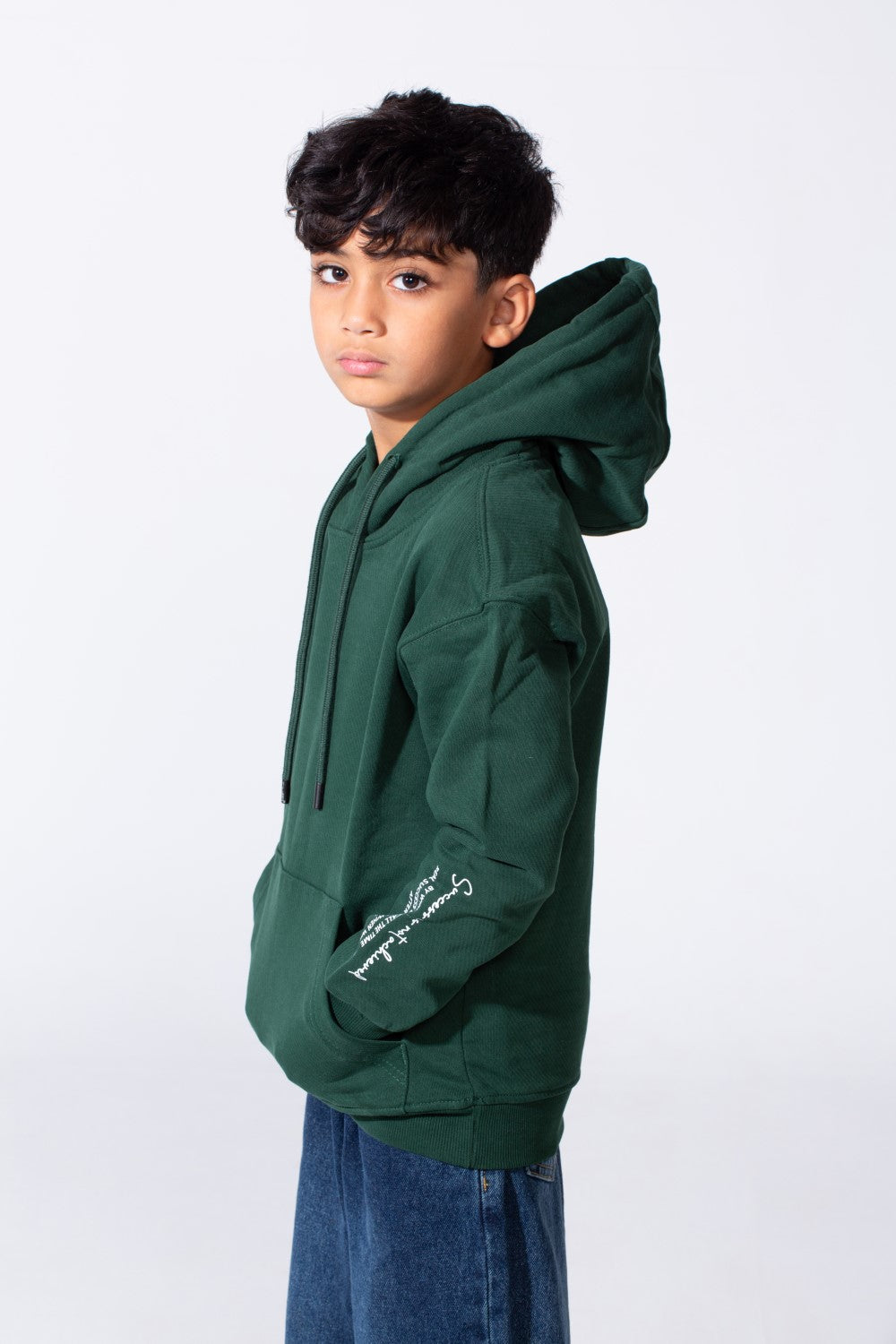 Boy's Oversized Milton Hoodie With A Front Kangaroo Pocket