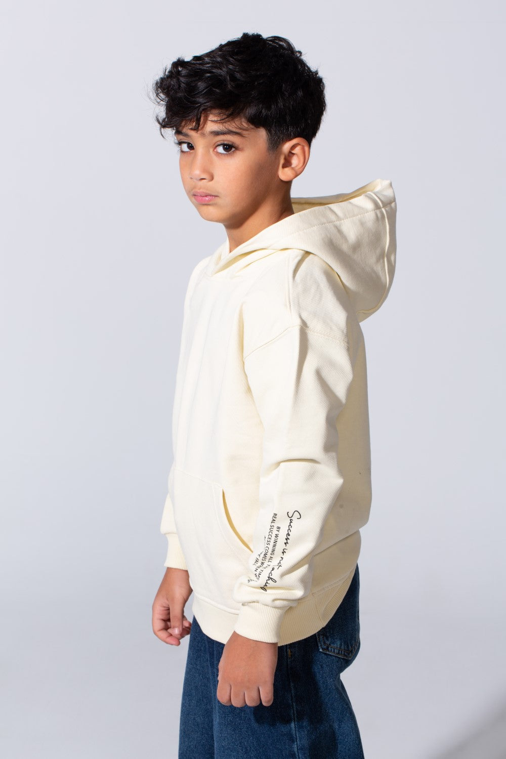 Boy's Oversized Milton Hoodie With A Front Kangaroo Pocket