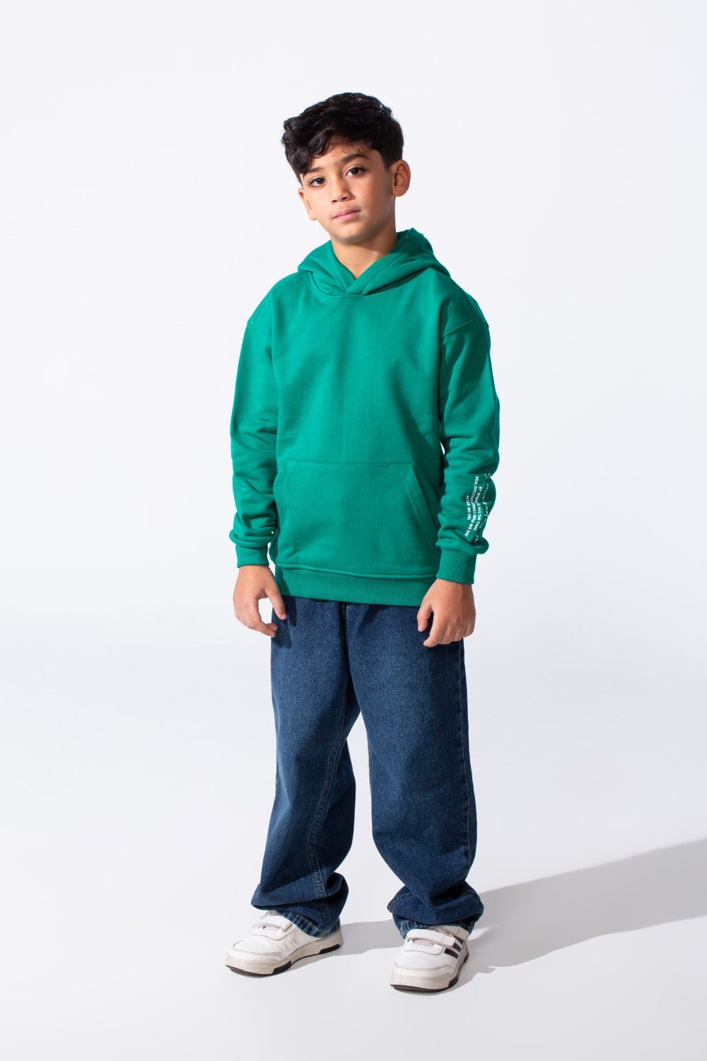 Boy's Oversized Milton Hoodie With A Front Kangaroo Pocket