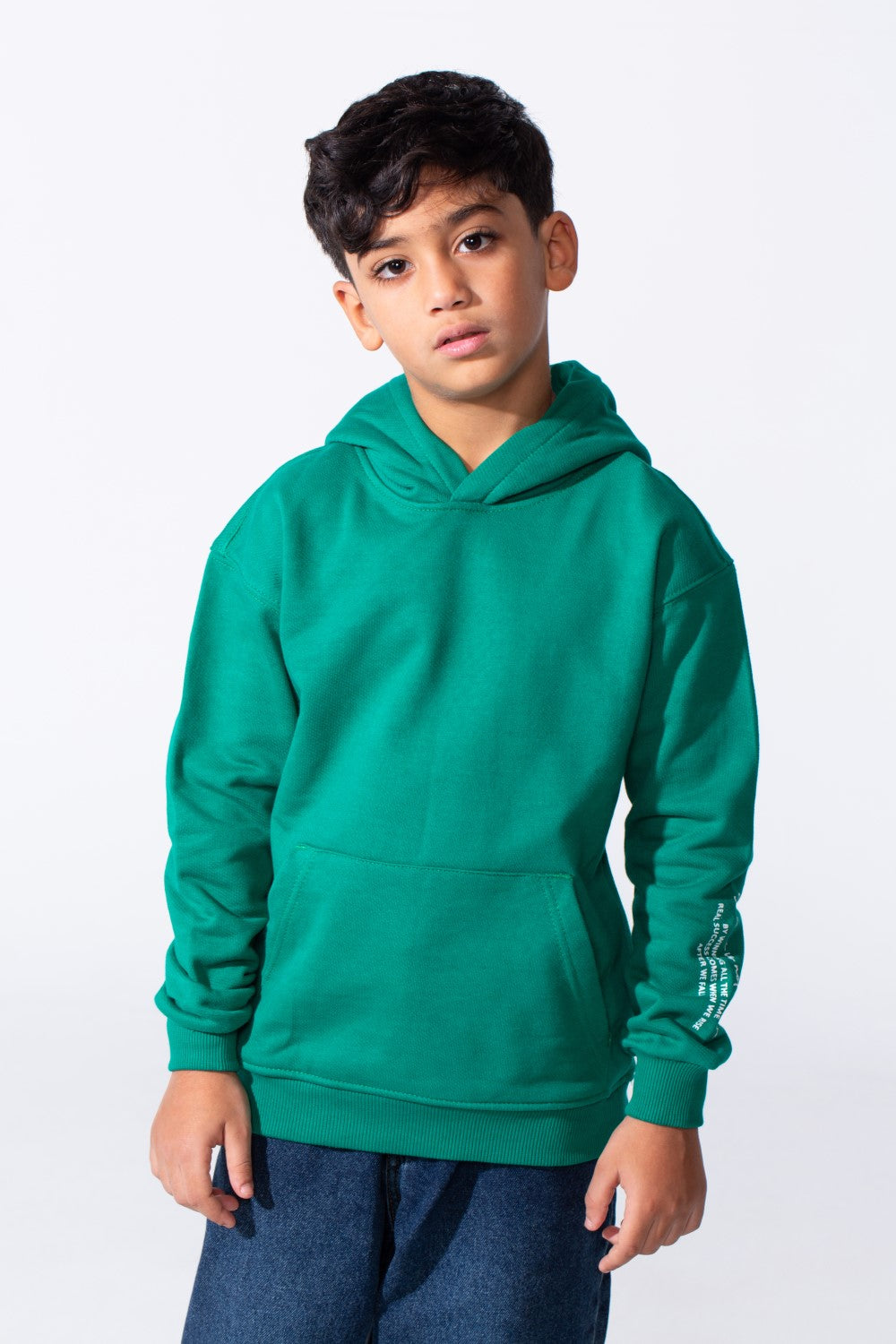 Boy's Oversized Milton Hoodie With A Front Kangaroo Pocket