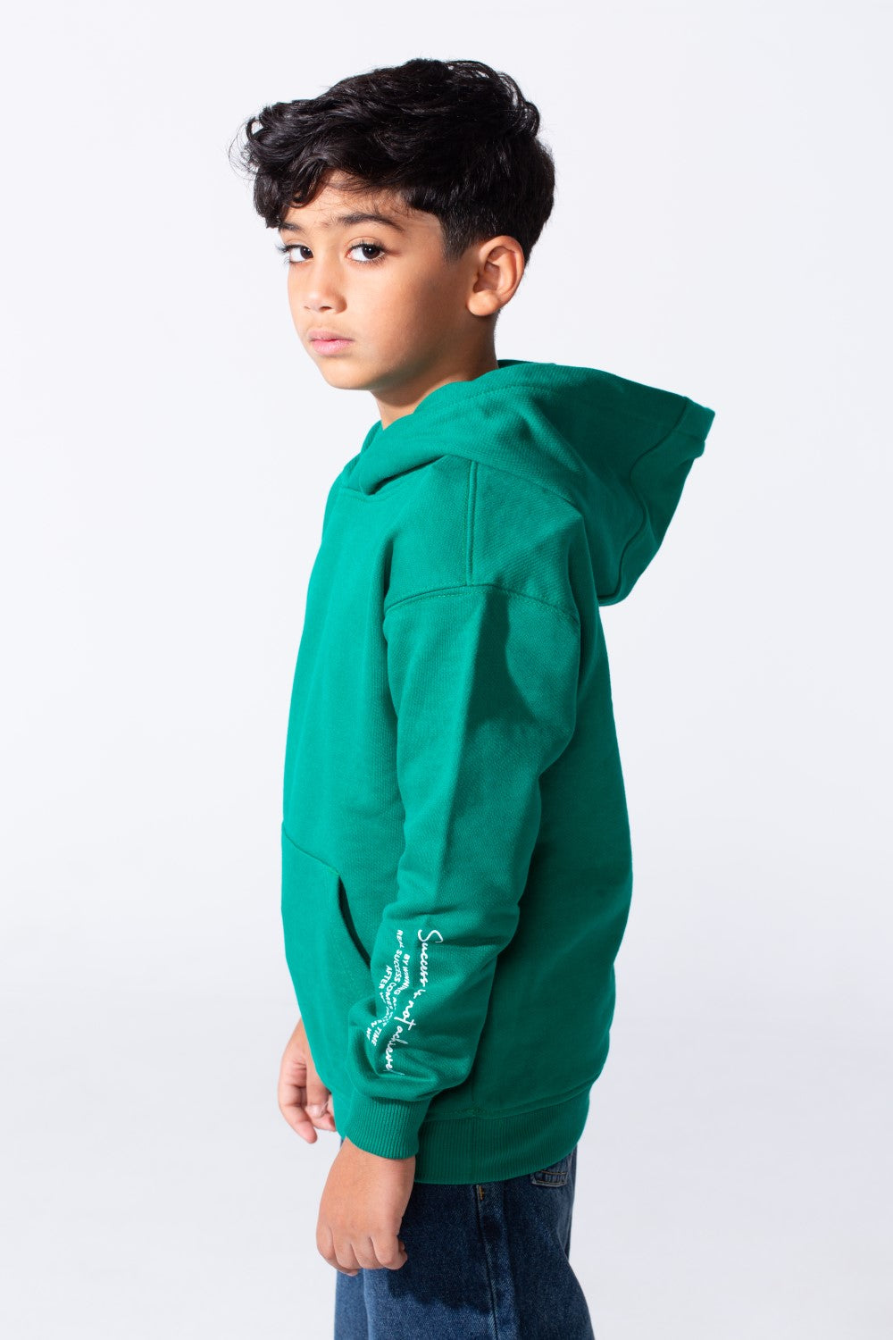 Boy's Oversized Milton Hoodie With A Front Kangaroo Pocket
