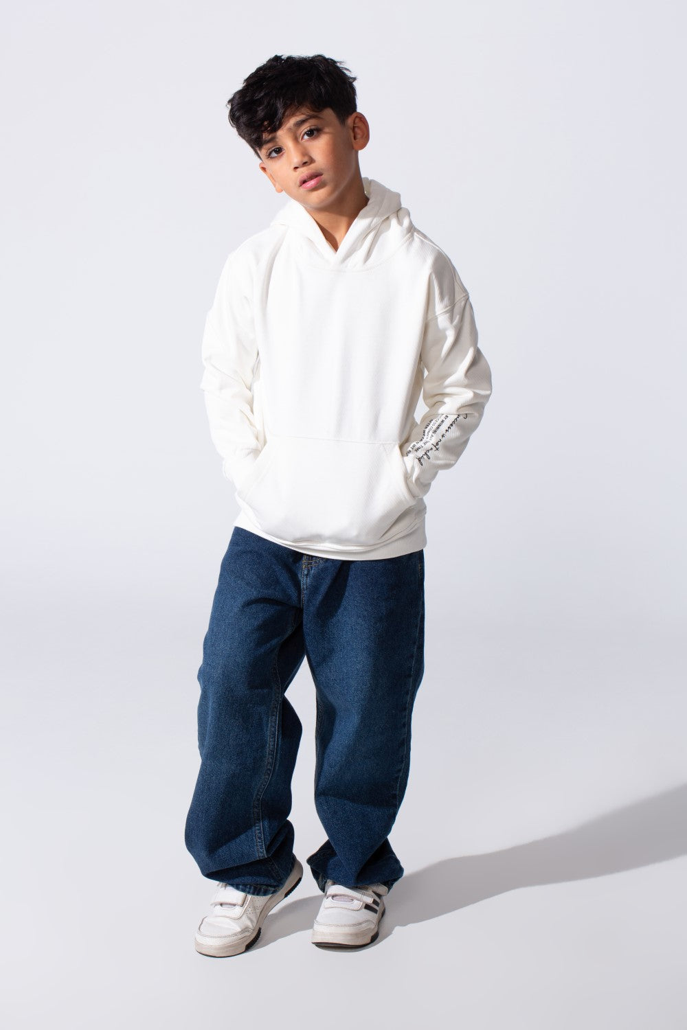 Boy's Oversized Milton Hoodie With A Front Kangaroo Pocket