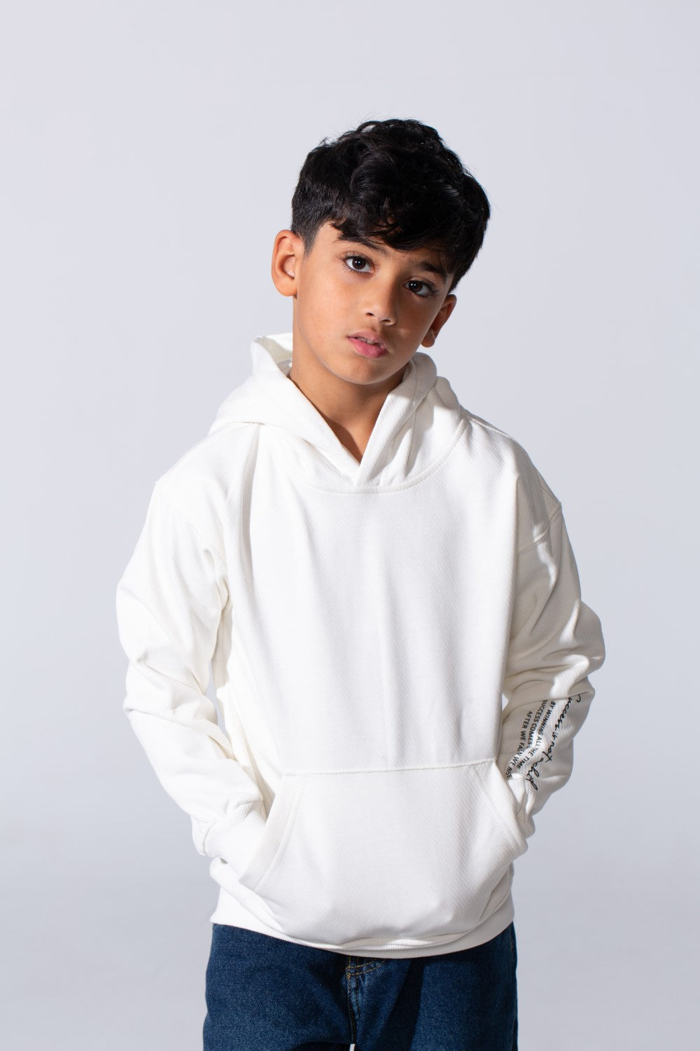 Boy's Oversized Milton Hoodie With A Front Kangaroo Pocket