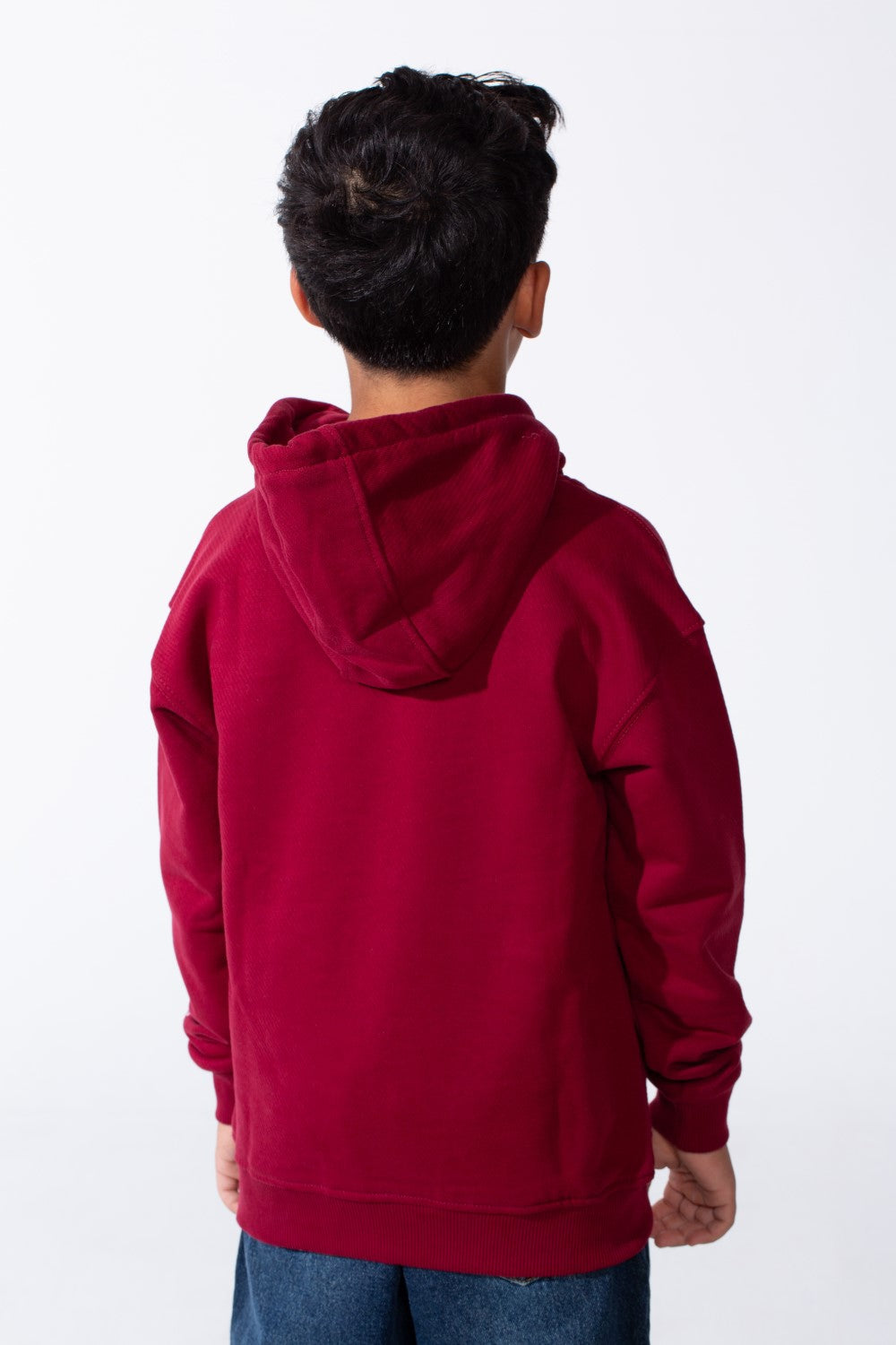 Boy's Oversized Milton Hoodie With A Front Kangaroo Pocket