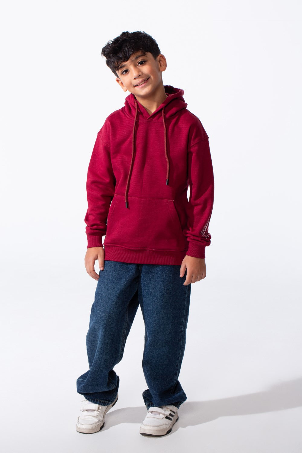 Boy's Oversized Milton Hoodie With A Front Kangaroo Pocket