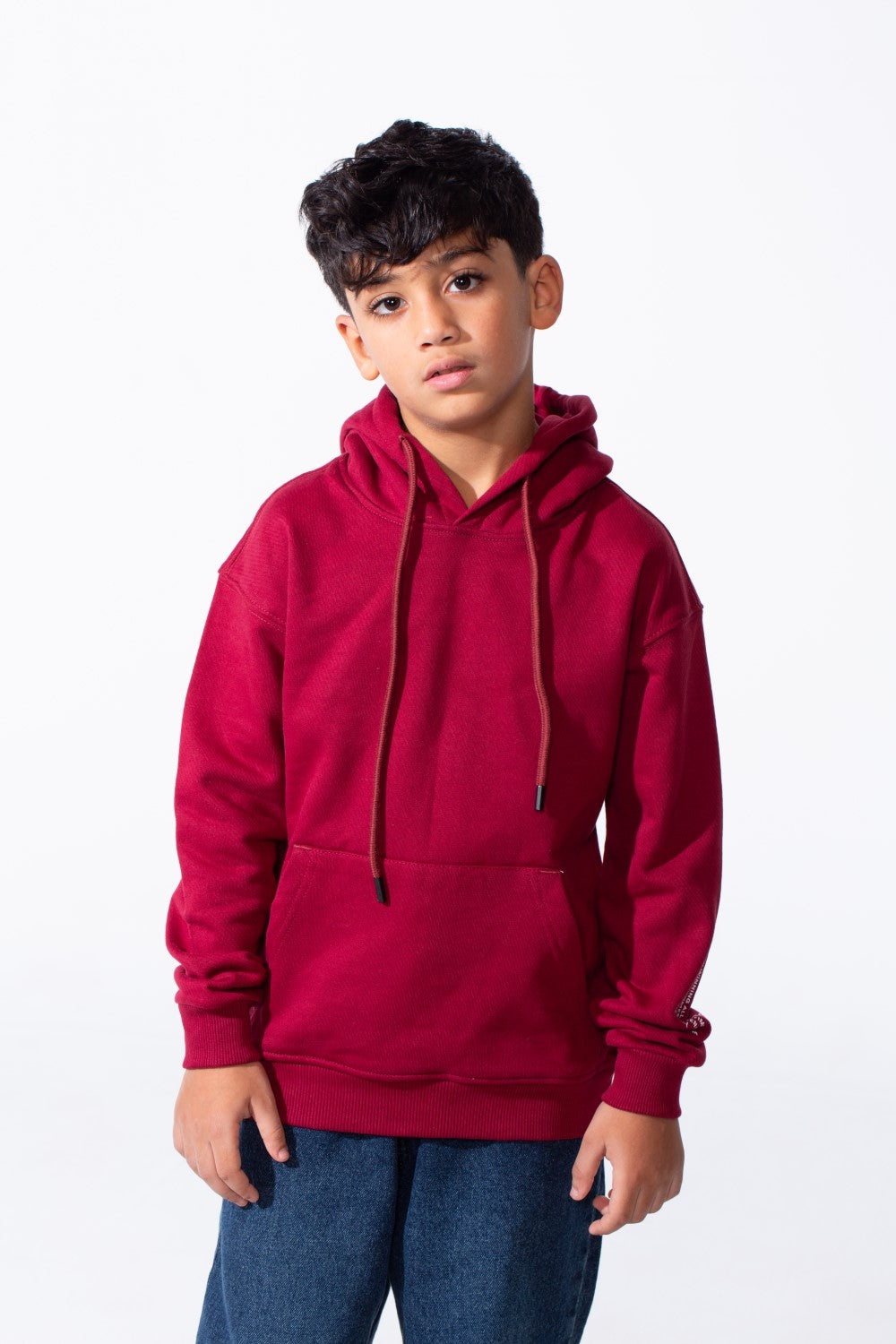 Boy's Oversized Milton Hoodie With A Front Kangaroo Pocket