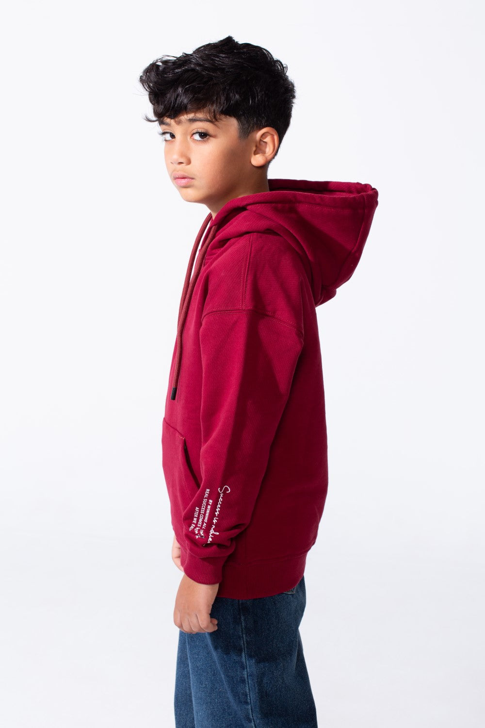 Boy's Oversized Milton Hoodie With A Front Kangaroo Pocket