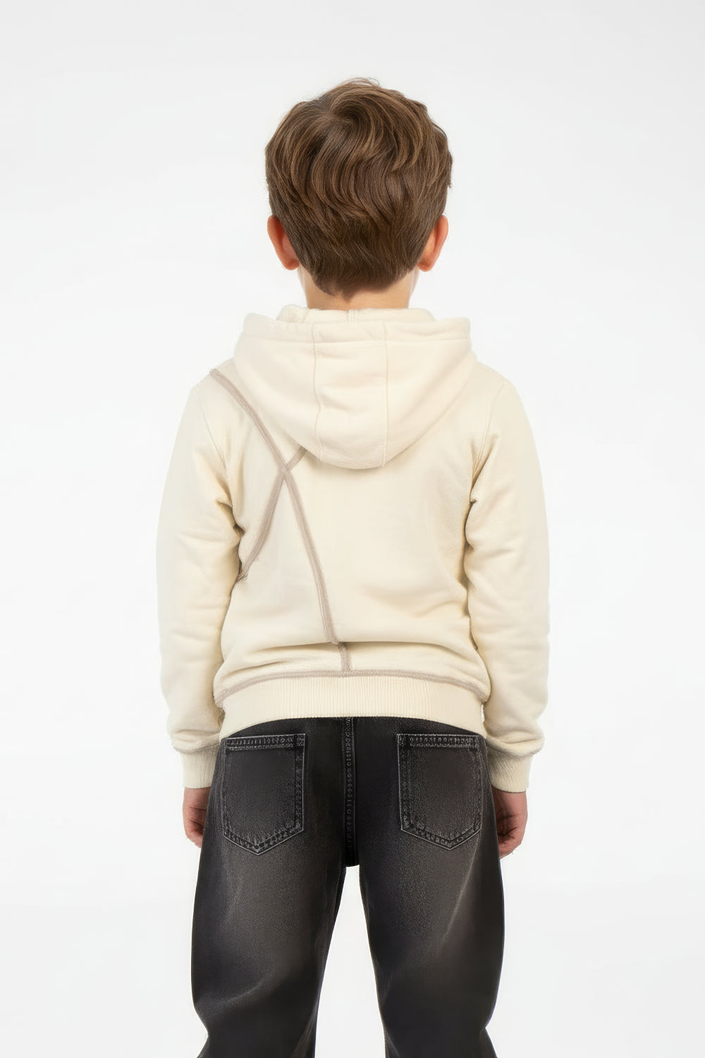 Boy's Milton Slim Fit Hoodie Sweatshirt With A Modern Design