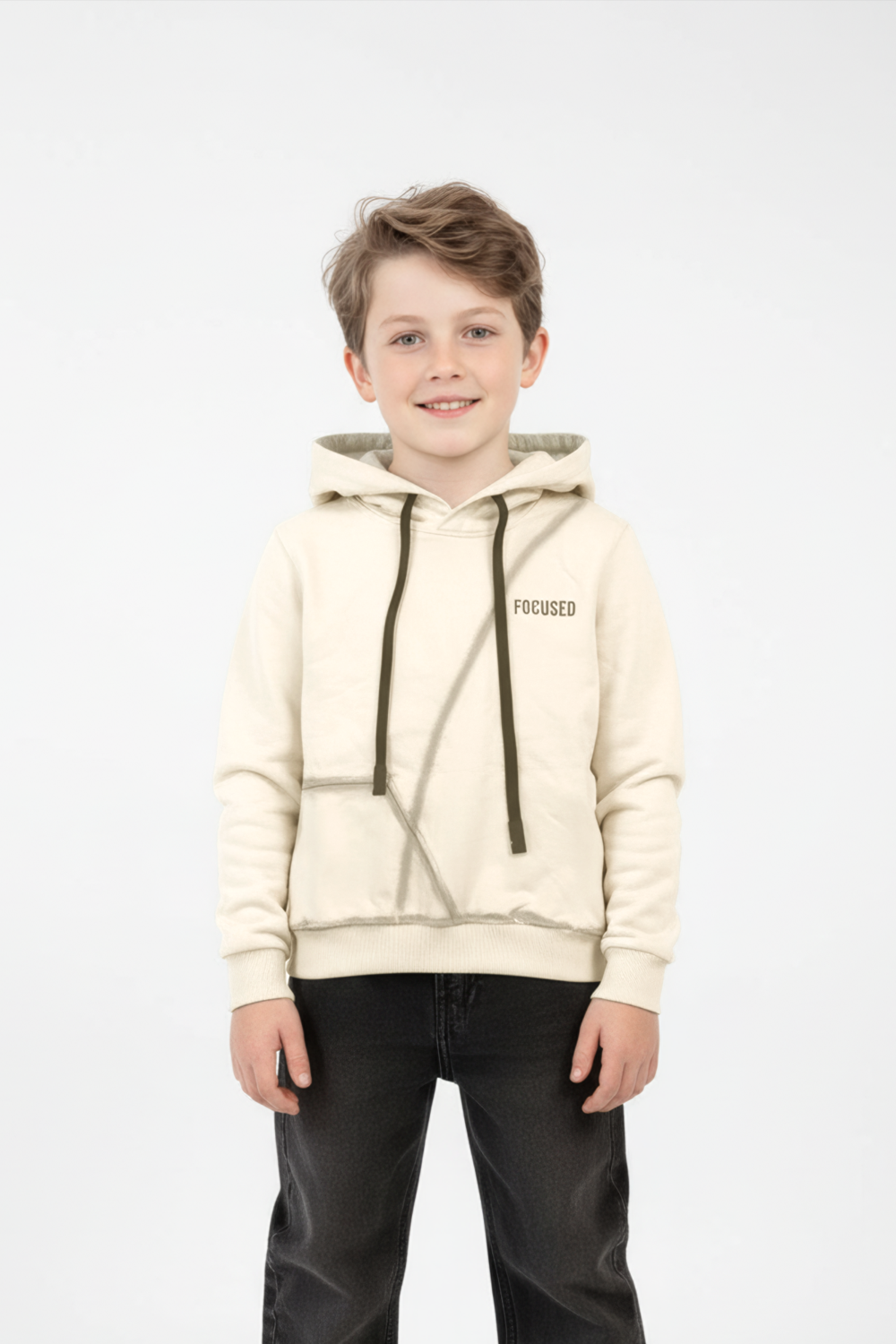 Boy's Milton Slim Fit Hoodie Sweatshirt With A Modern Design