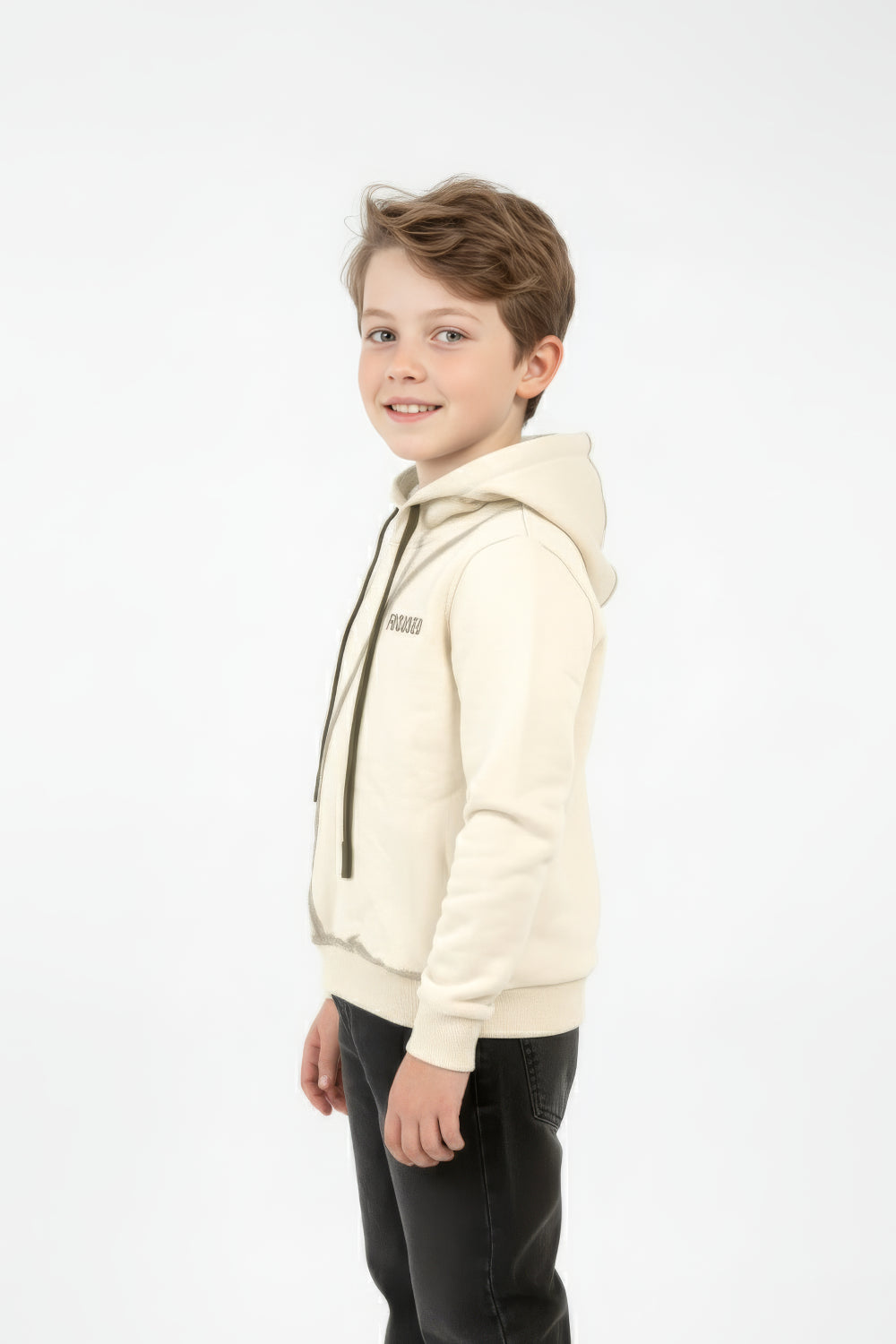 Boy's Milton Slim Fit Hoodie Sweatshirt With A Modern Design