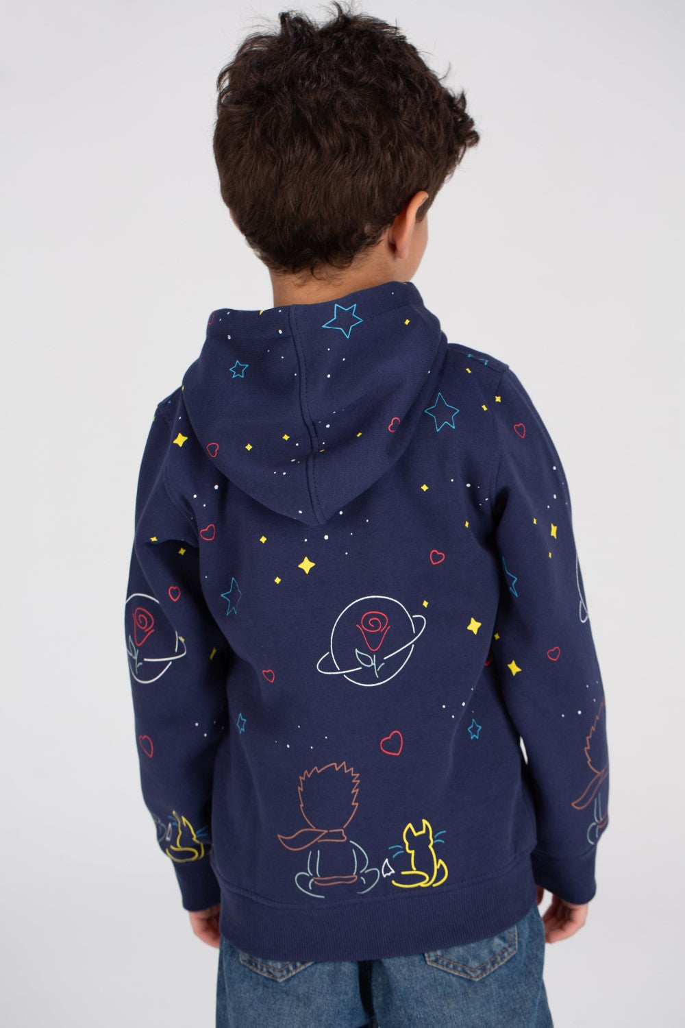 Boy's Hoodie Padded Full Printed Hooded Sweatshirt