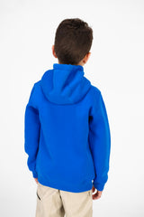 Boy's Basic Hoodie Sweatshirt With Kangaroo Pocket On The Front