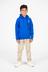 Boy's Basic Hoodie Sweatshirt With Kangaroo Pocket On The Front