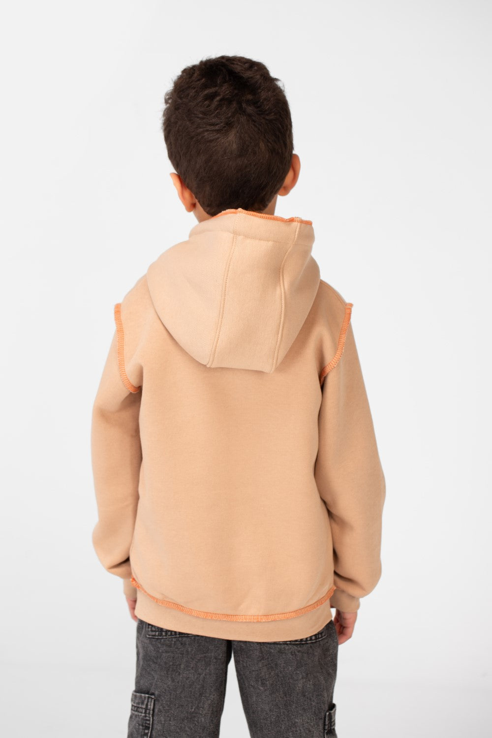 Boy's Milton Printed Hoodie Sweatshirt With A Modern Fit