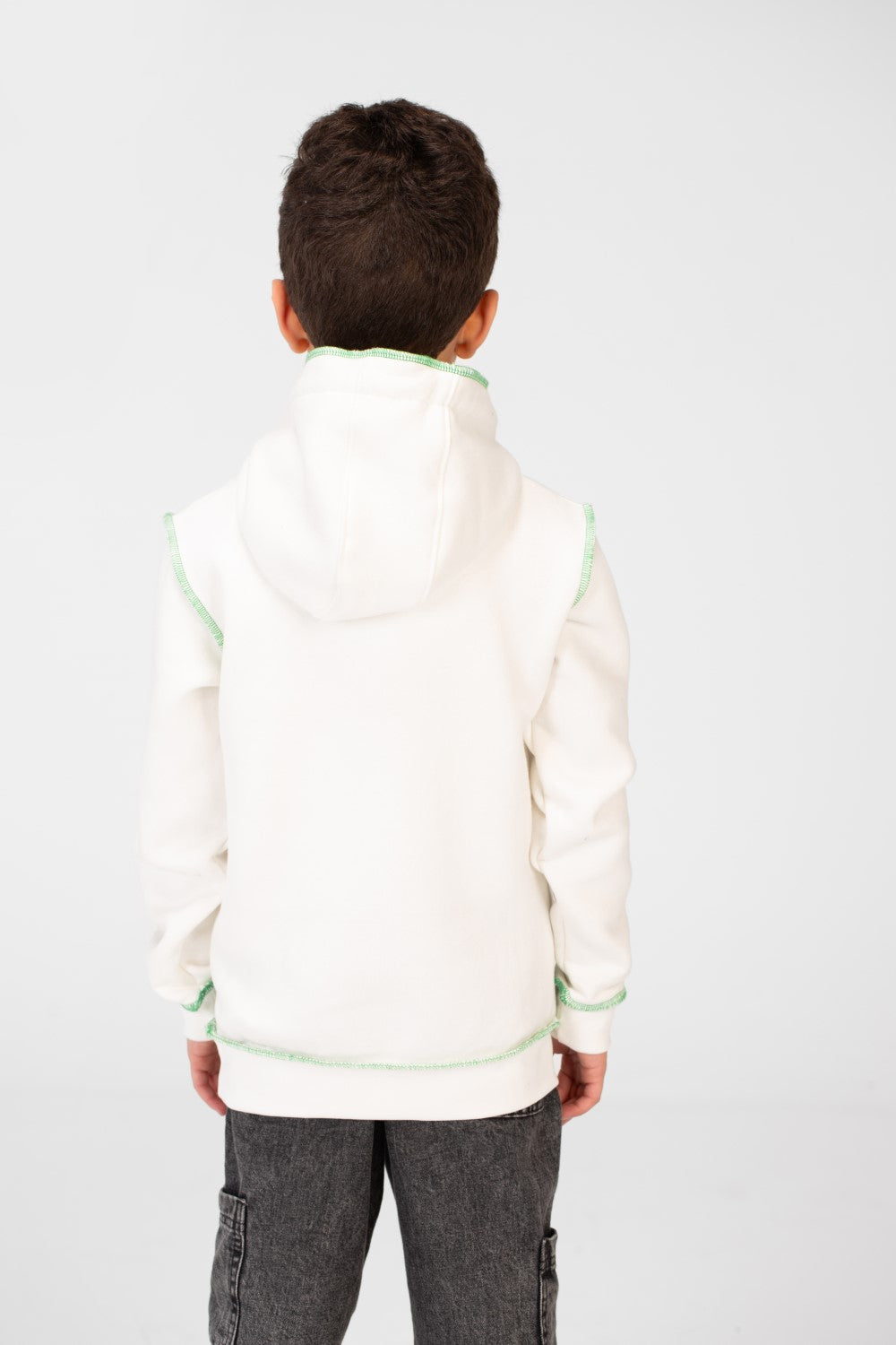 Boy's Milton Printed Hoodie Sweatshirt With A Modern Fit