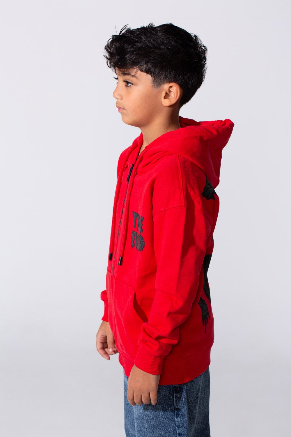 Boy's Milton Oversized Hood Sweatshirt With Long Sleeves
