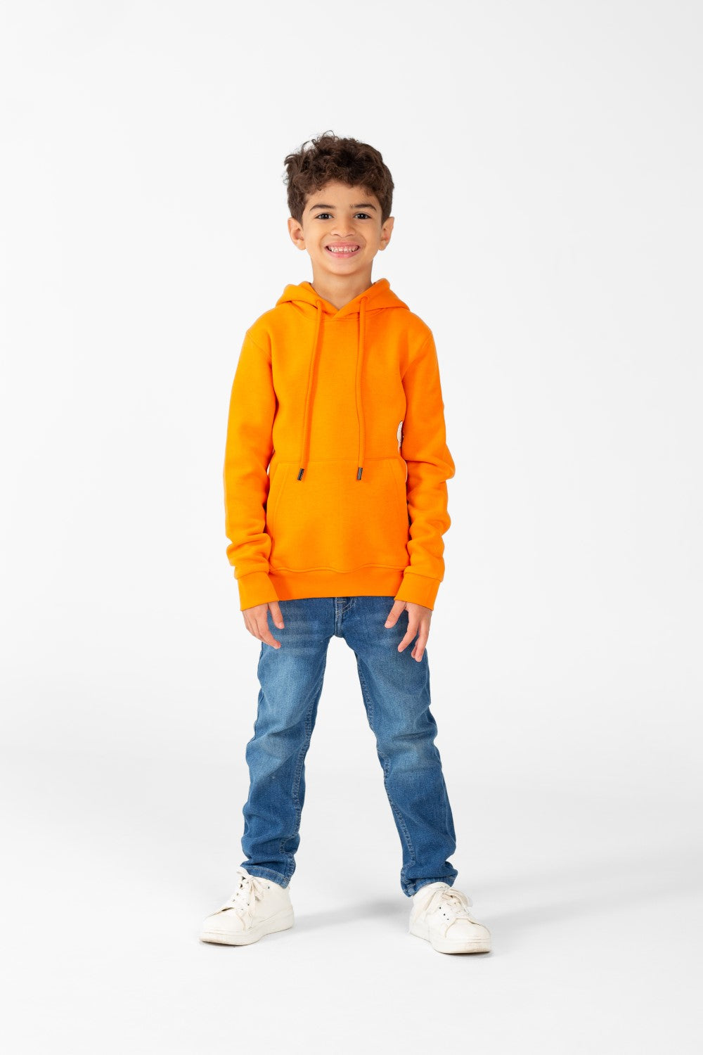 Boy's Hoodie Sweatshirt With Pocket Print And Long Sleeves