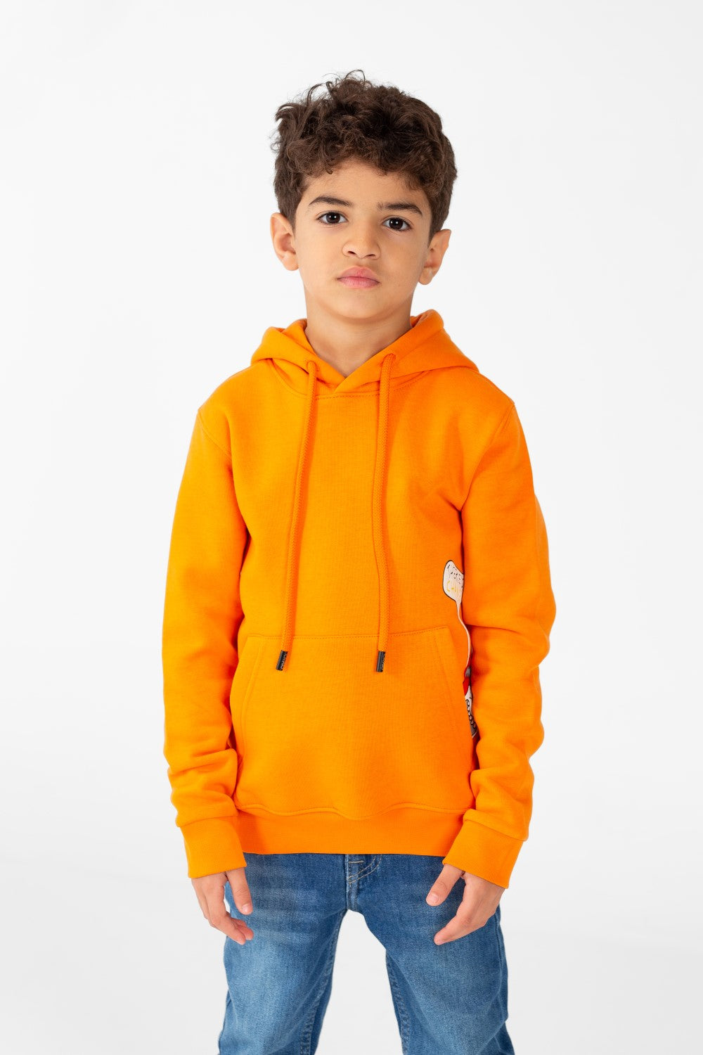 Boy's Hoodie Sweatshirt With Pocket Print And Long Sleeves
