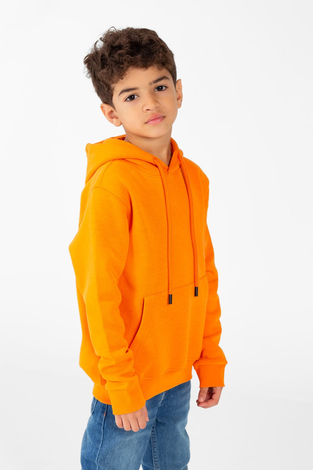 Boy's Hoodie Sweatshirt With Pocket Print And Long Sleeves