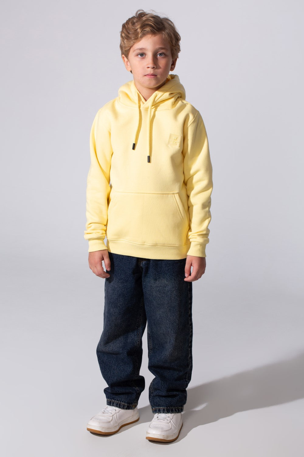 Boy's Tomato Milton Slim Fit Long Sleeve Hood Sweatshirt