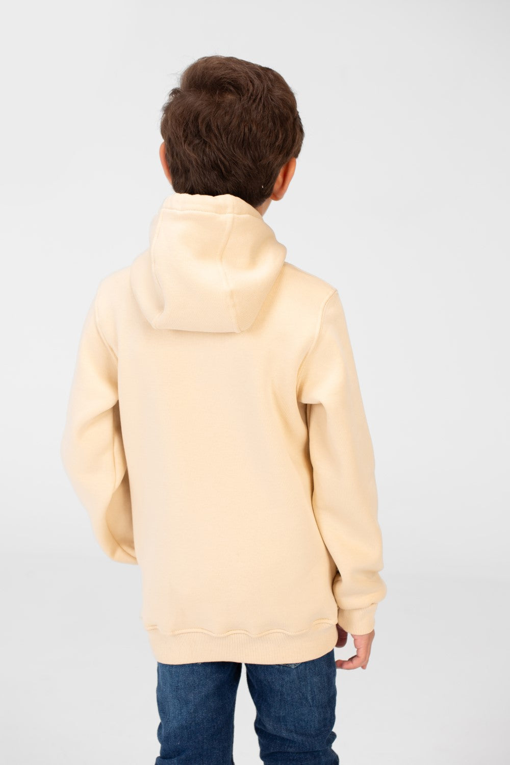 Boy's Basic Tomato Sweatshirt With Kangaroo Pocket