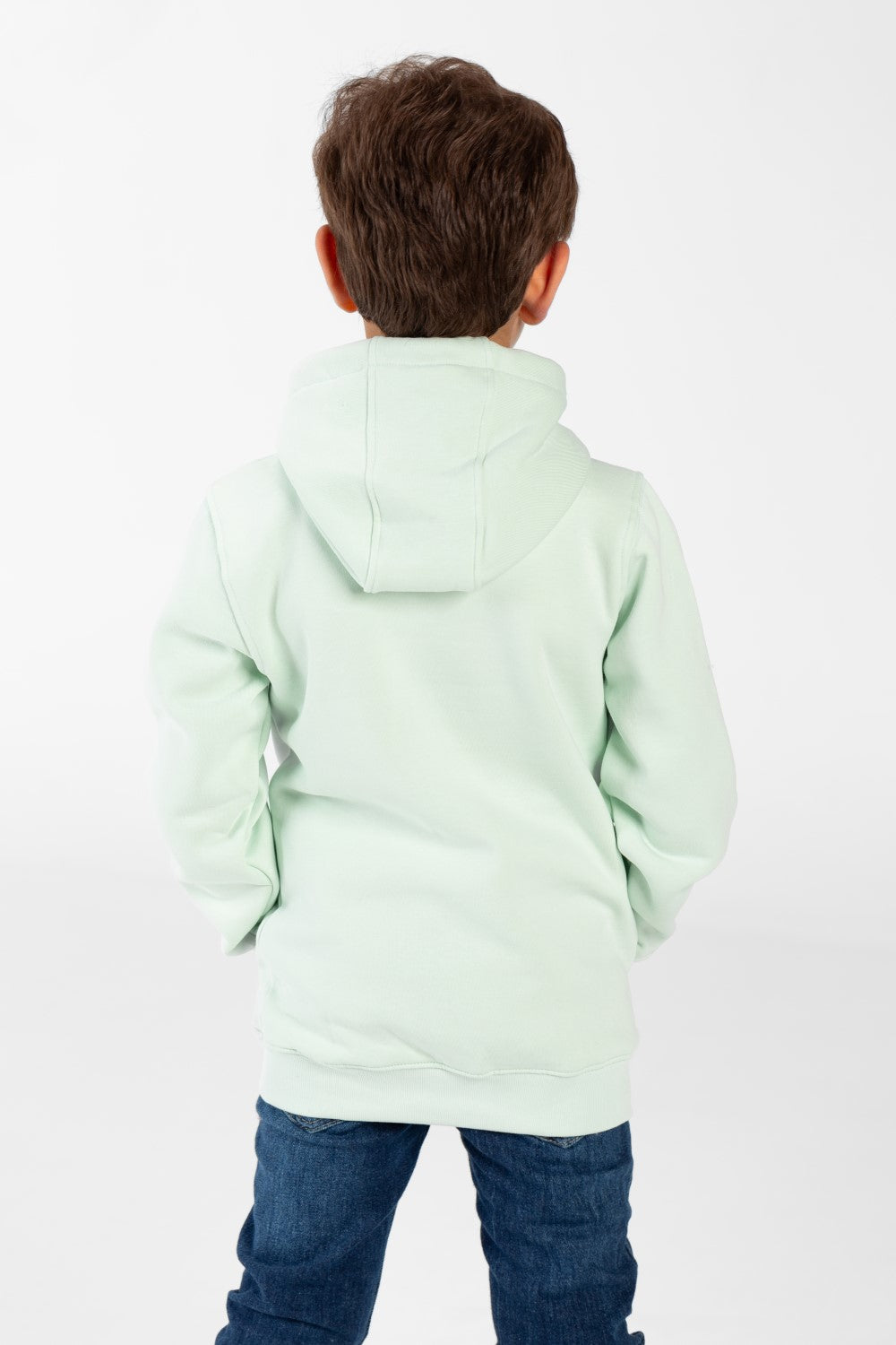 Boy's Hoodie Sweatshirt With Text Print On The Front And Pocket