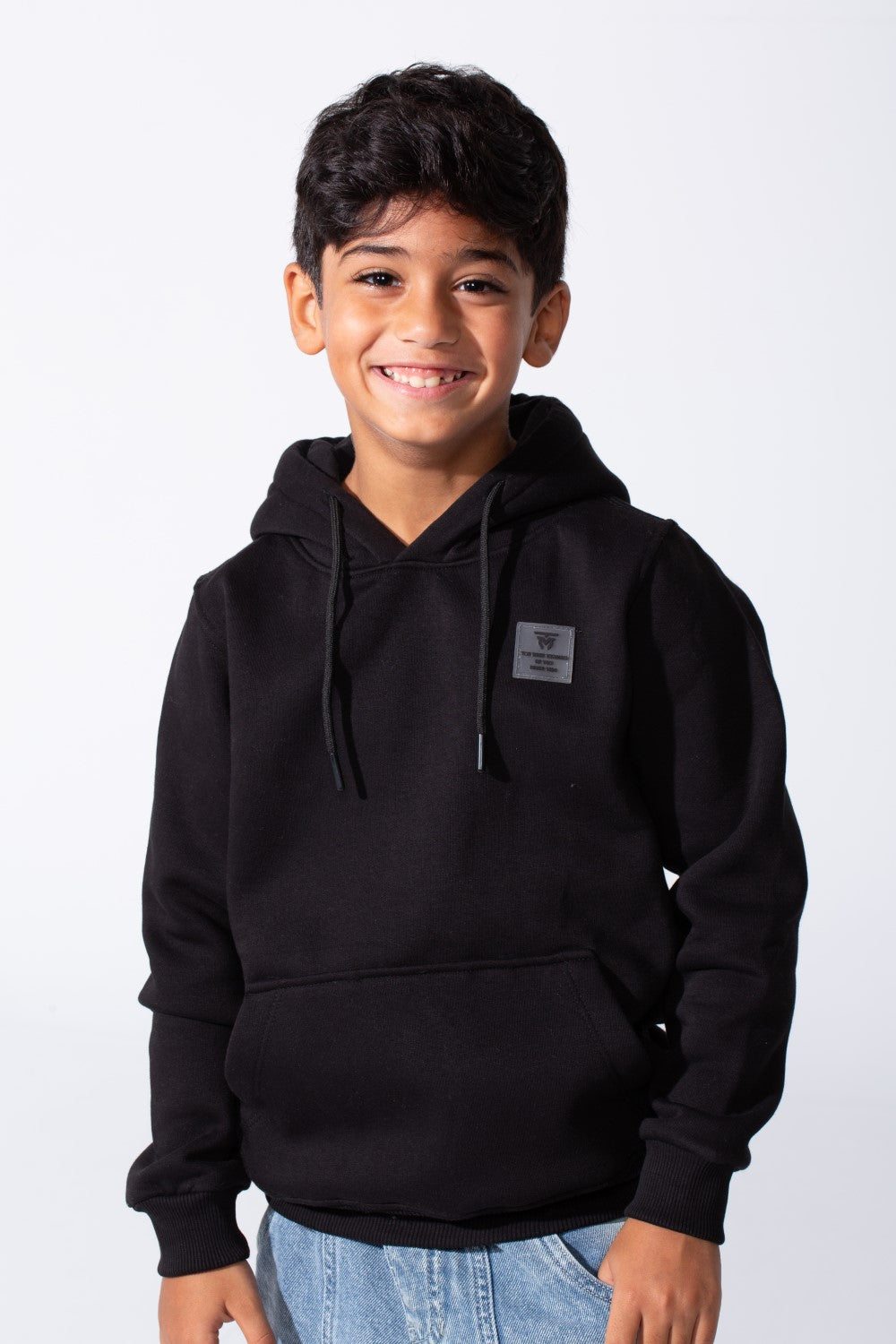 Boy's Tomato Slim Fit Milton Long Sleeves Hoodie Sweatshirt With Front Kangaroo Pocket