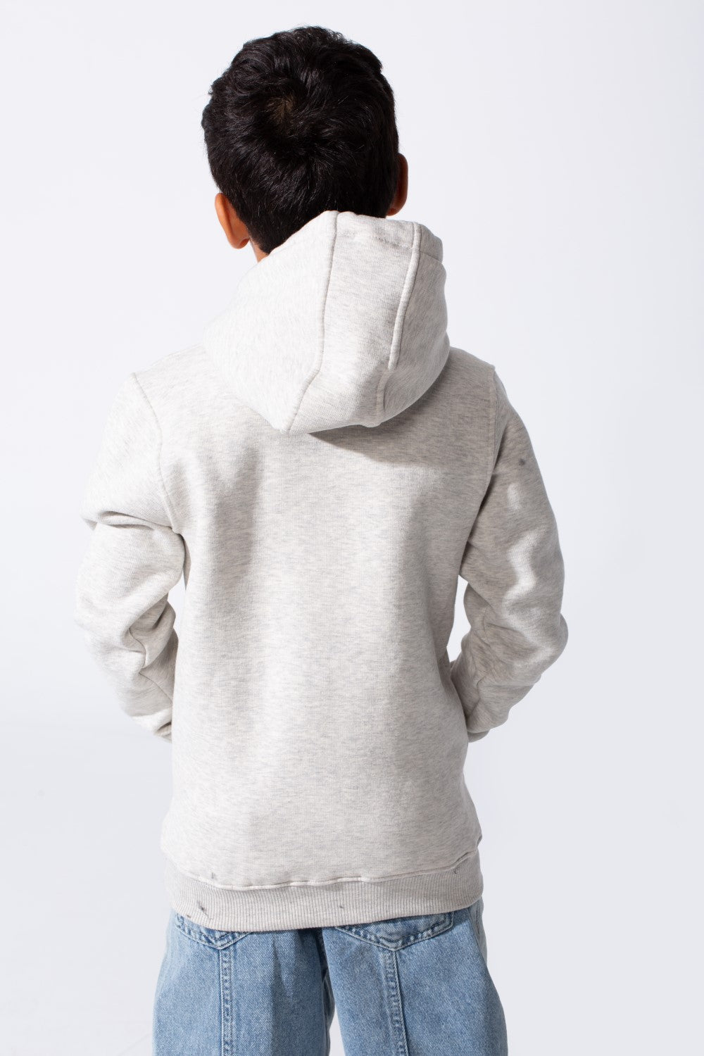 Boy's Tomato Slim Fit Milton Long Sleeves Hoodie Sweatshirt With Front Kangaroo Pocket