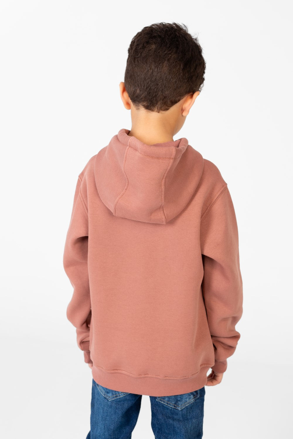 Boy's Hoodie Sweatshirt With Kangaroo Pocket And Long Sleeves