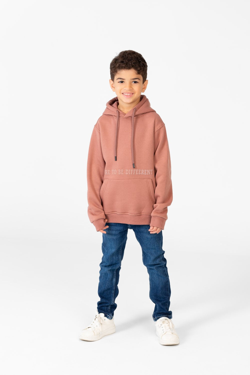 Boy's Hoodie Sweatshirt With Kangaroo Pocket And Long Sleeves