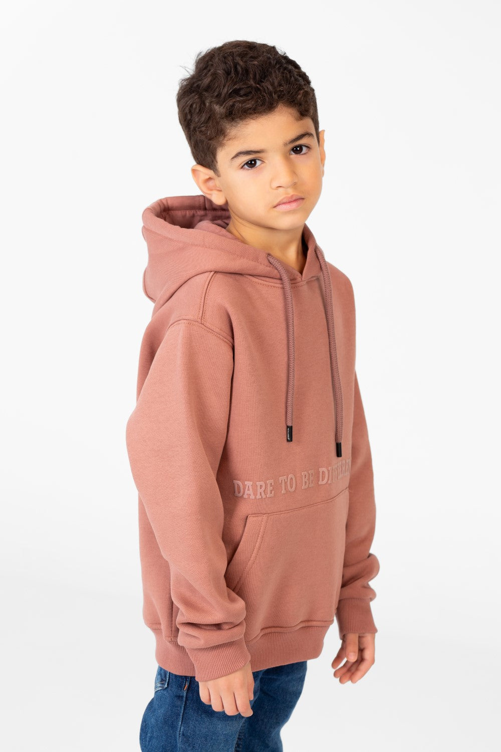 Boy's Hoodie Sweatshirt With Kangaroo Pocket And Long Sleeves