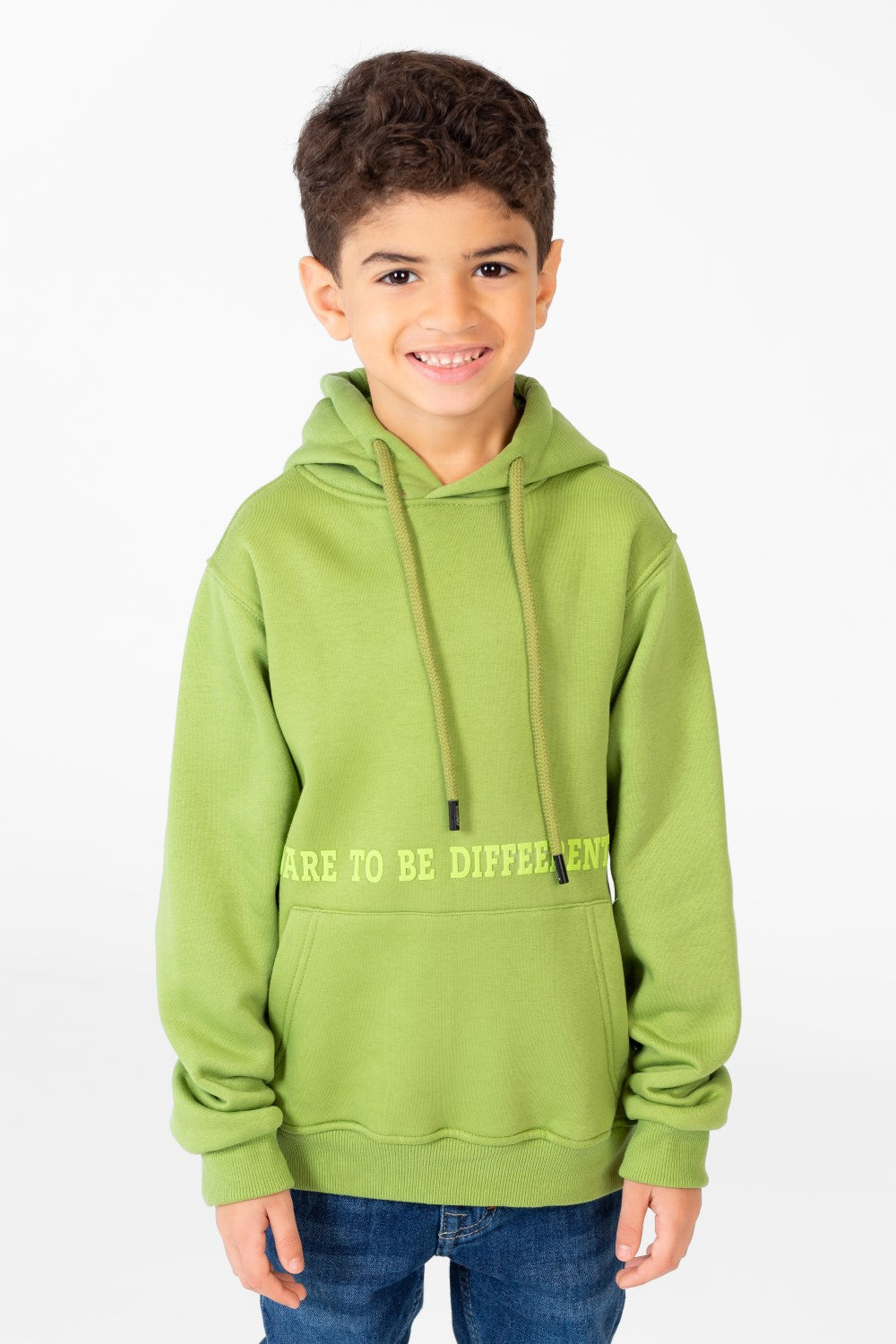 Boy's Hoodie Sweatshirt With Kangaroo Pocket And Long Sleeves