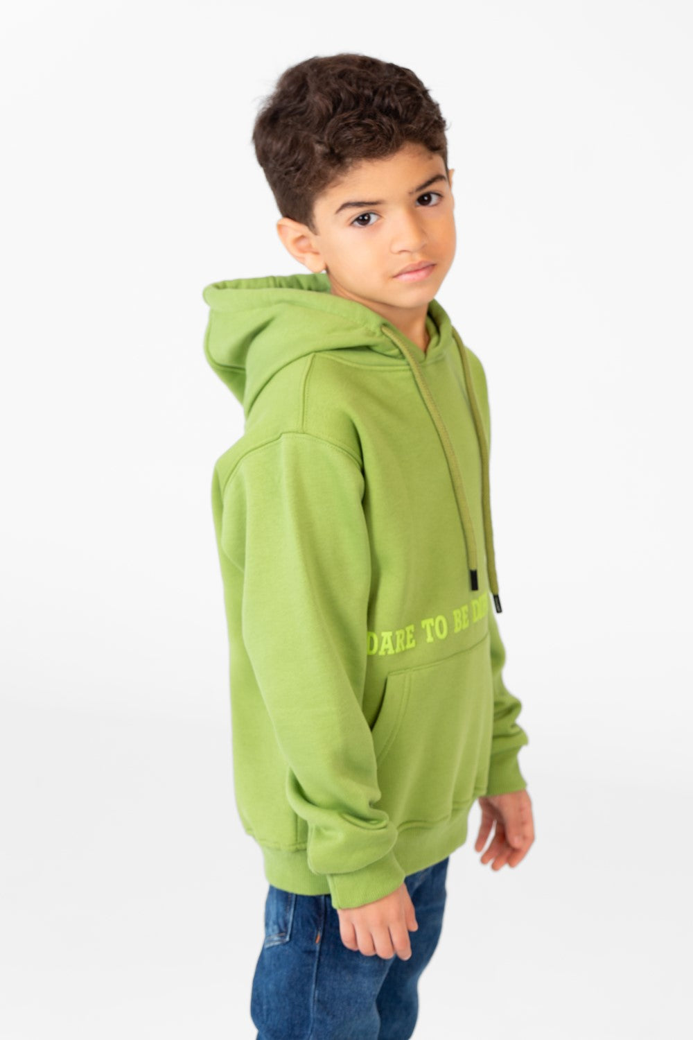 Boy's Hoodie Sweatshirt With Kangaroo Pocket And Long Sleeves