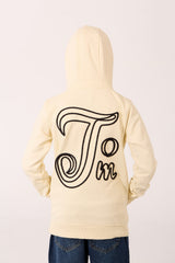 Boy's Tomato Slim Fit Sweatshirt With Front Pocket And Hood