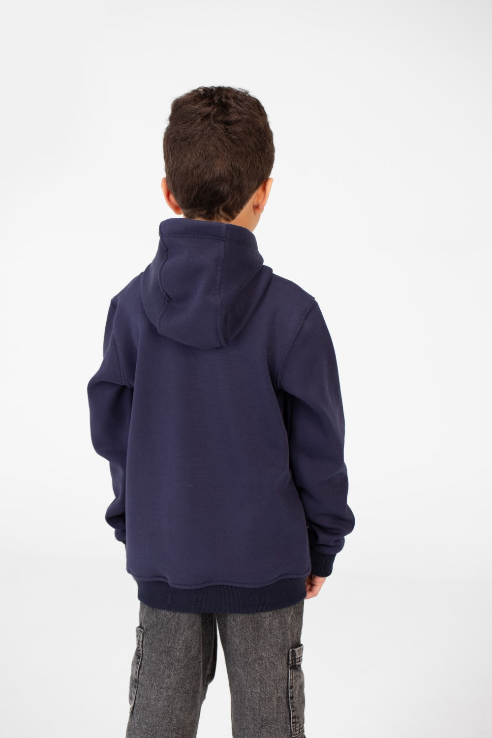 Boy's Hoodie With Kangaroo Pocket In Practical Comfortable Material
