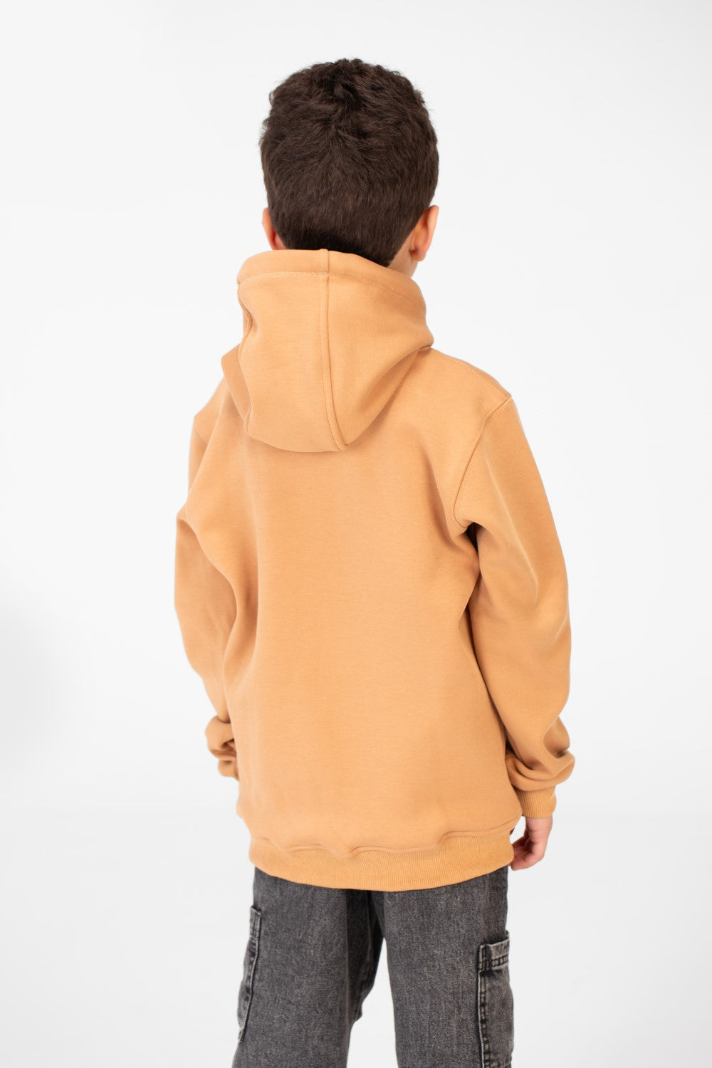 Boy's Hoodie With Kangaroo Pocket In Practical Comfortable Material