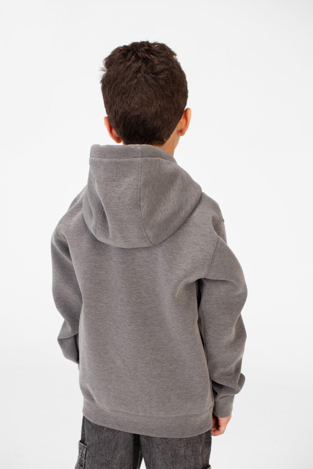 Boy's Basic Hood Sweatshirt With Zippers
