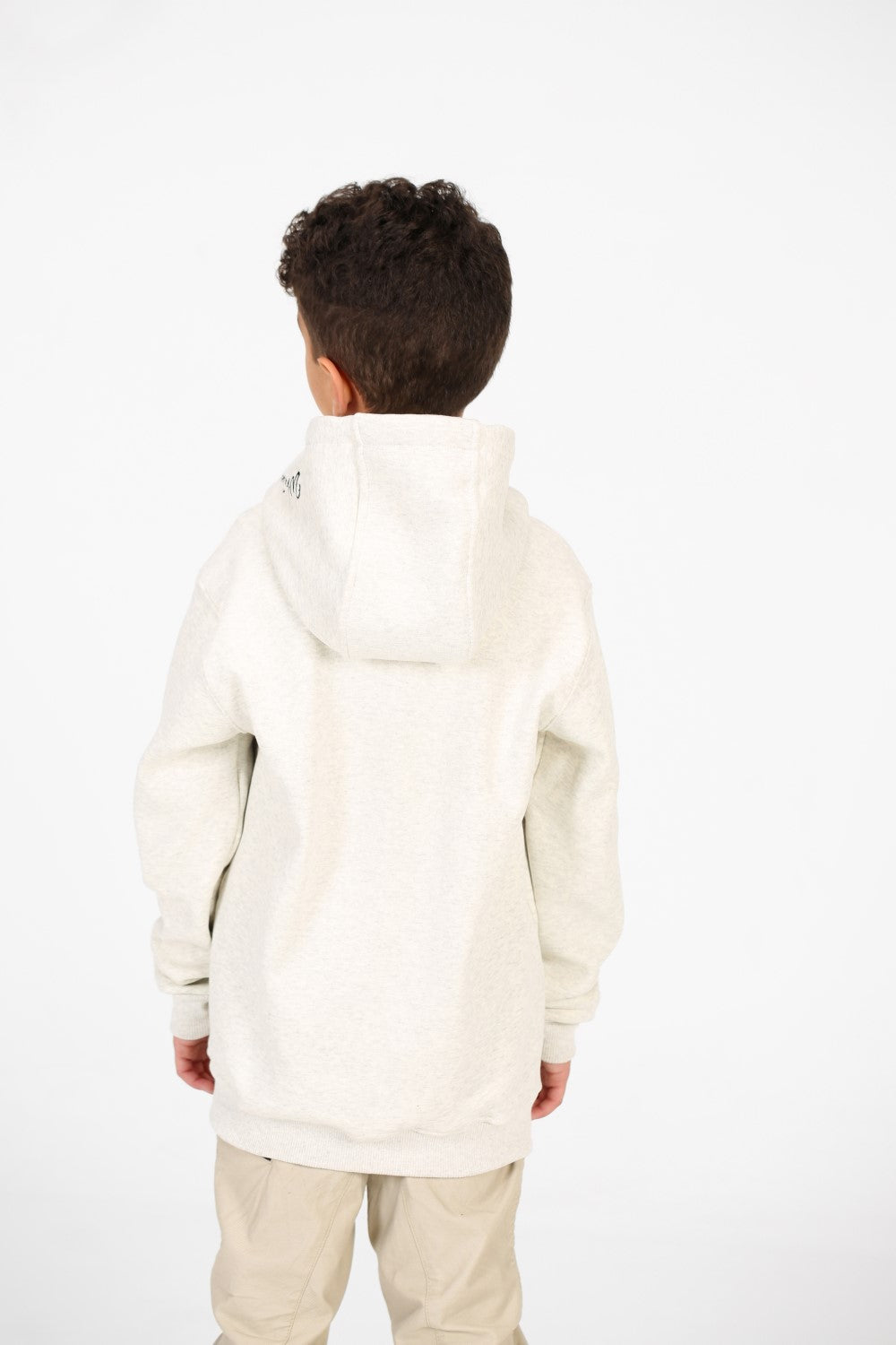 Boy's Basic Hood Sweatshirt With Full Zippers
