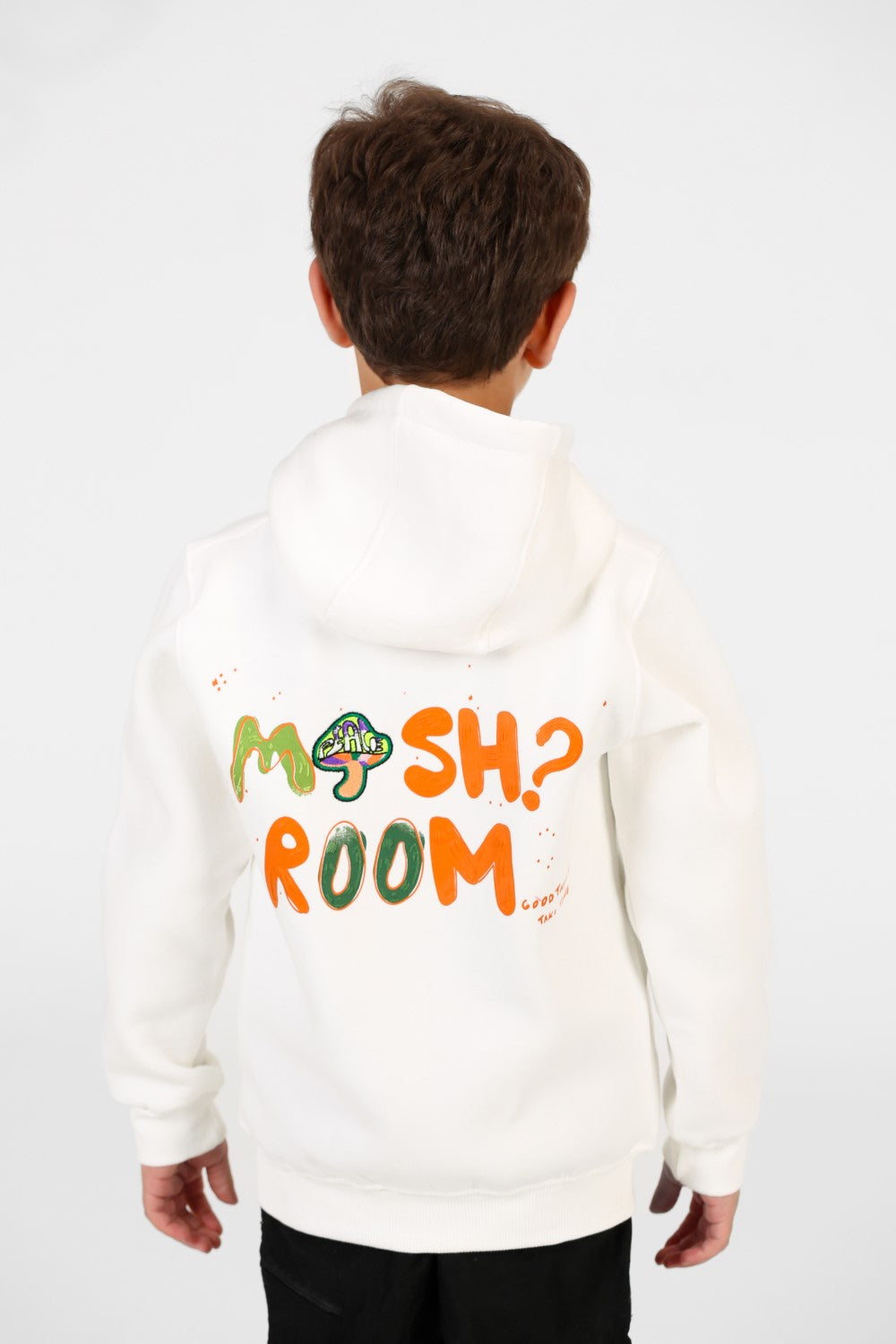 Boy's Zip-Up Hood Sweatshirt With Front Pockets