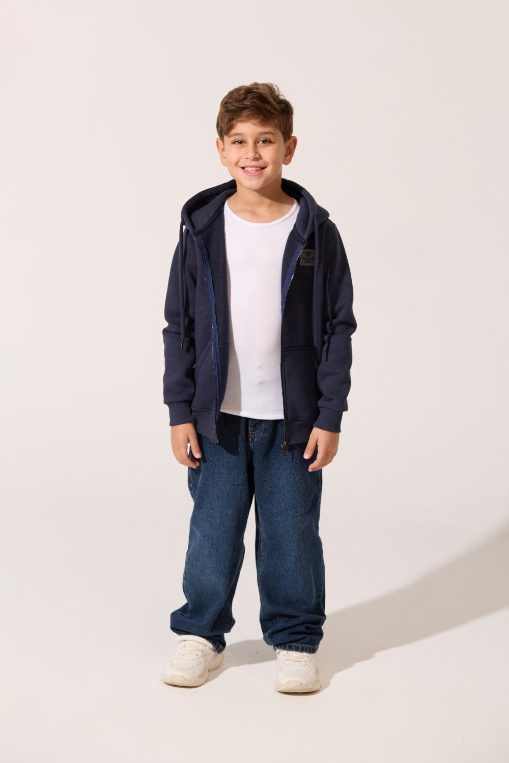 سويت شيرت بغطاء رأس بسحاب كامل أمامي Tomato للأولاد