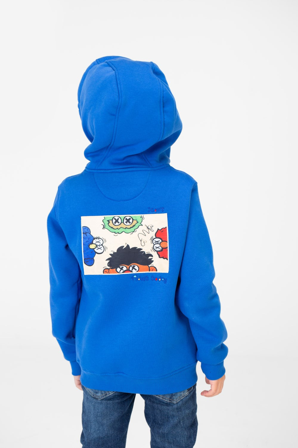 Boy's Milton Printed Sweatshirt With Full Front Zip
